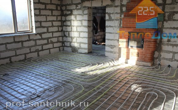 Теплый водяной пол