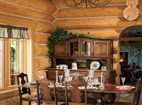 интерьер сруба