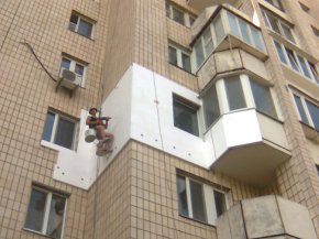 Наружное утепление кирпичных стен