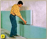 приклейка к стене плит утеплителя