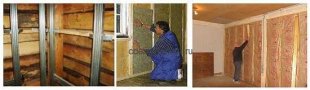 Технология утепления стен в деревянном доме