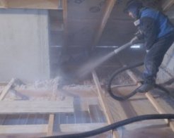 Утепление чердака Эковатой