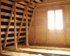 Утепление чердака опилками