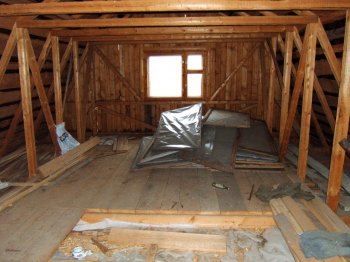 Утепление холодного чердака
