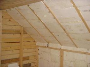 Утепление с помощью пенопласта Утепление мансарды