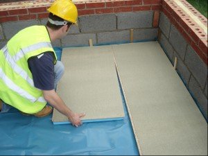 Пенополистирол для утепления пола Утепление пола