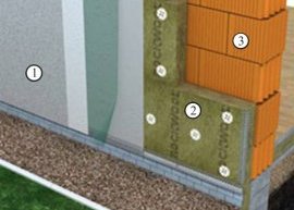 Утеплитель стен с декоративным слоем